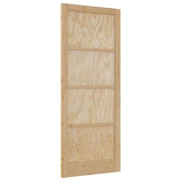 Vidaxl Notranja vrata ORKDAL Rjava 93 x 232 cm Vezani les