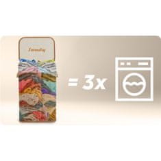 Massido Koš za perilo iz bambusa s pokrovom 72 l