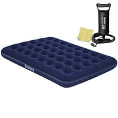 shumee Napihljiva vzmetnica 191x132x22 cm z batno črpalko Bestway 67002