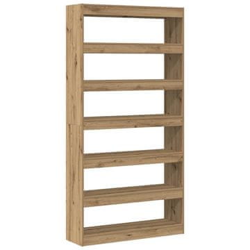 Vidaxl Knjigovni omar Bež Konstruiran les