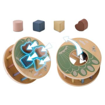 Nukido Lesena igrača za vlečenje Parrot NK-854