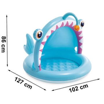 Intex 58419 Ribiški bazen za veslanje s streho 102 x 94 cm