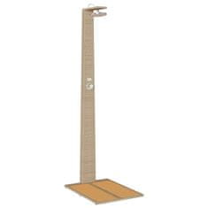Vidaxl Vrtni tuš Bež 60 x 80 x 214 cm Poly ratan