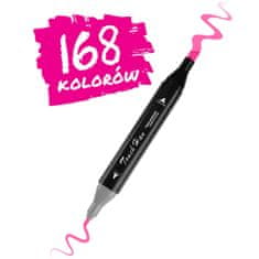 Nukido Nukido NK-914 alkoholni markerji z vrečko 168 kosov