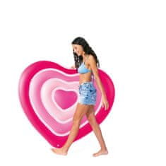 Intex Napihljiva vzmetnica za na plažo Srce 155 x 135 cm INTEX 58727