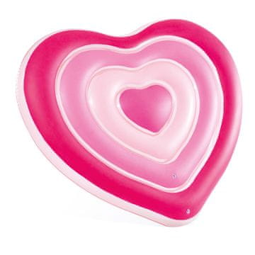 Intex Napihljiva vzmetnica za plažo Heart 155 x 135 cm 58727