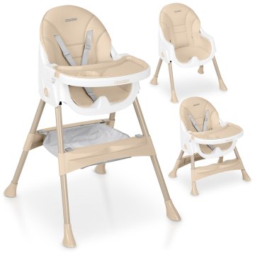 shumee Ricokids Mani bež stolček za hranjenje