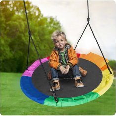 shumee Swingo XXL večbarvna gugalnica "vranjino gnezdo" 120 cm