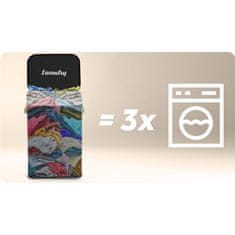 Massido Koš za perilo iz bambusa s pokrovom 72 l