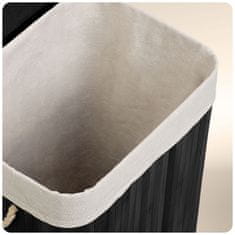 Massido Koš za perilo iz bambusa s pokrovom 72 l