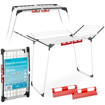 shumee Zložljivi stoječi sušilni stroj za perilo Greta 21 m