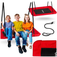shumee Neo-Sport Swingo pravokotna gugalnica v obliki vraninega gnezda 110 x 70 cm