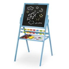 shumee Ricokids magnetna vrtljiva tabla za pisanje krede - modra