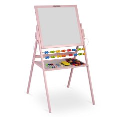 shumee Ricokids magnetna vrtljiva tabla za pisanje krede - roza