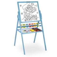 shumee Ricokids magnetna vrtljiva tabla za pisanje krede - modra