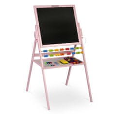 shumee Ricokids magnetna vrtljiva tabla za pisanje krede - roza