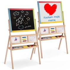 shumee Ricokids velika magnetna tabla z vrtečo se uro - večbarvna