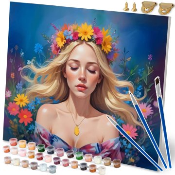 shumee Slika po številkah 40x50 cm Massido Portret ženske
