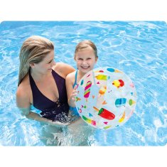 shumee Napihljiva žoga za na plažo sladoled 51 cm INTEX 59040