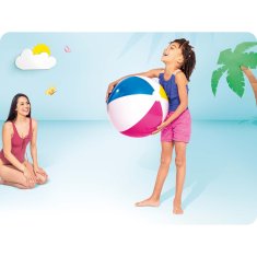 shumee Napihljiva mavrična žoga za na plažo 61 cm INTEX 59030
