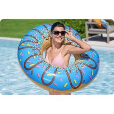 shumee Napihljiv obroč za plažo moder Donut 107 cm BESTWAY