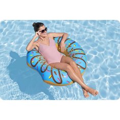 shumee Napihljiv obroč za plažo moder Donut 107 cm BESTWAY