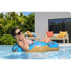 shumee Napihljiv obroč za plažo moder Donut 107 cm BESTWAY