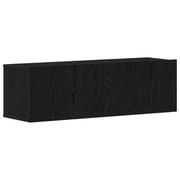 Vidaxl TV omarica Črna Orehovina 100 x 30 x 30 cm Konstruiran les