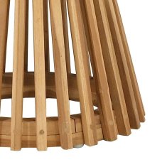 Vidaxl vrtna stranska miza Ø50x49.5 cm trdni tik