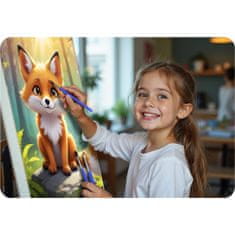 shumee Slika po številkah 40x50 cm Massido Lisek