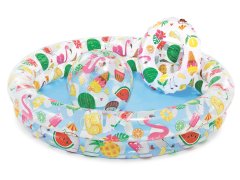 shumee Napihljiv bazenski obroč in komplet žogic 122 x 25 cm INTEX 59460