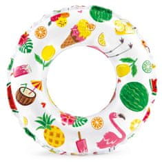 Intex Plavalni obroč, trije vzorci, 51 cm, 59230, ananas