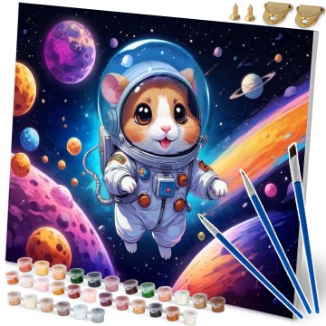shumee Slika po številkah 40x50 cm Massido Astronavt