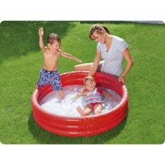 shumee Napihljiv bazen 122 x 25 cm Bestway 51025 - rdeč