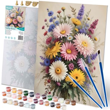 shumee Slika po številkah 40x50 cm Massido Flowers