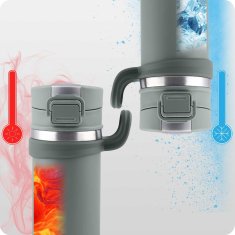 shumee Vakuumska termovka 450 ml BD-783 siva