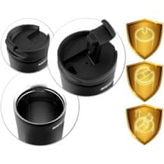 shumee Vakuumski termos 470 ml BD-785 črne barve