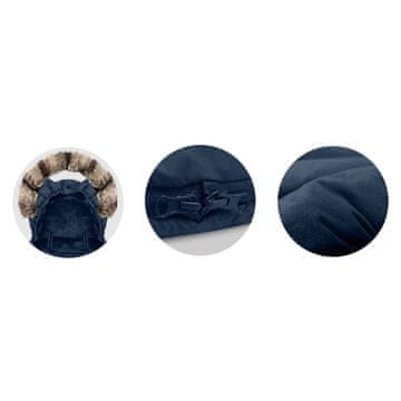 Ricokids Spalna vreča za voziček/sani Elmi - mornarsko modra