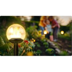 Ilumen Solarna svetilka, prozorna krogla, 4 kos. LS-103