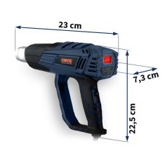 shumee Električna toplotna pištola Humberg HM-291 z močjo 2000 W