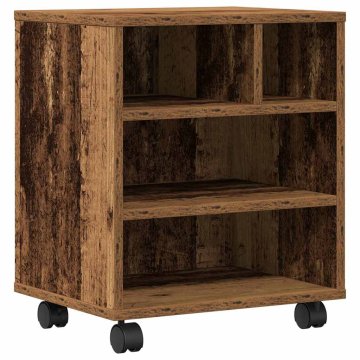 Vidaxl Stojalo za tiskalnik Star les 41 x 32 x 48 cm Konstruiran les