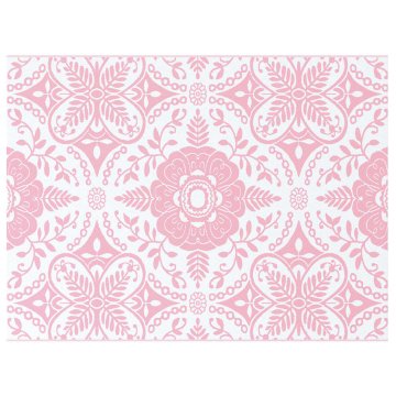 Vidaxl Zunanji preproga Roza 300 x 400 cm PP