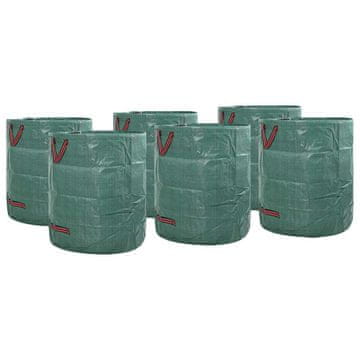 Vidaxl Vrečke za odpadke v vrtu 12 pcs Zelena 67 x 67 x 75.5 cm