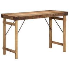 Vidaxl Jedilna miza Rjava 110 x 55 x 76 cm trden predelan les