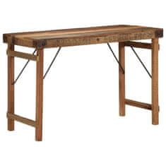 Vidaxl Jedilna miza Rjava 110 x 55 x 76 cm trden predelan les