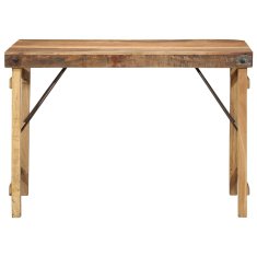 Vidaxl Jedilna miza Rjava 110 x 55 x 76 cm trden predelan les