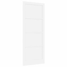 Vidaxl Notranja vrata ORKDAL Bela 93 x 232 cm Vezani les