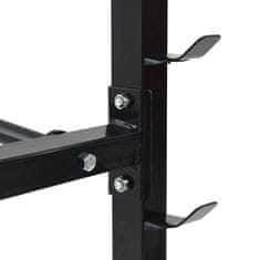 Vidaxl Stojalo za dumbell Črna 99 x 45 x 95.5 cm