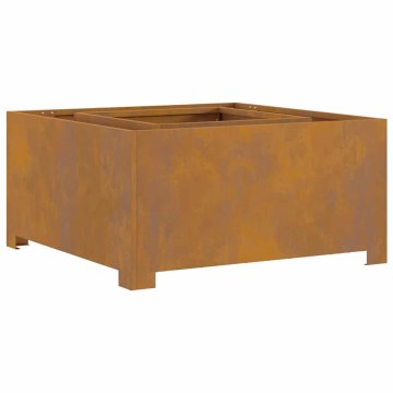 Vidaxl Ogenj Rjava 80 x 80 x 40 cm Odporno jeklo