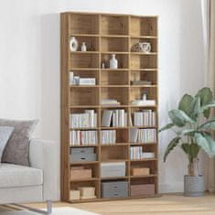 Vidaxl Omara za CD-je s polico artisan hrast 101 x 23 x 177.5 cm